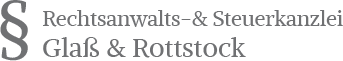 Rechtsanwalts-& Steuerkanzlei Glas & Rottstock Logo